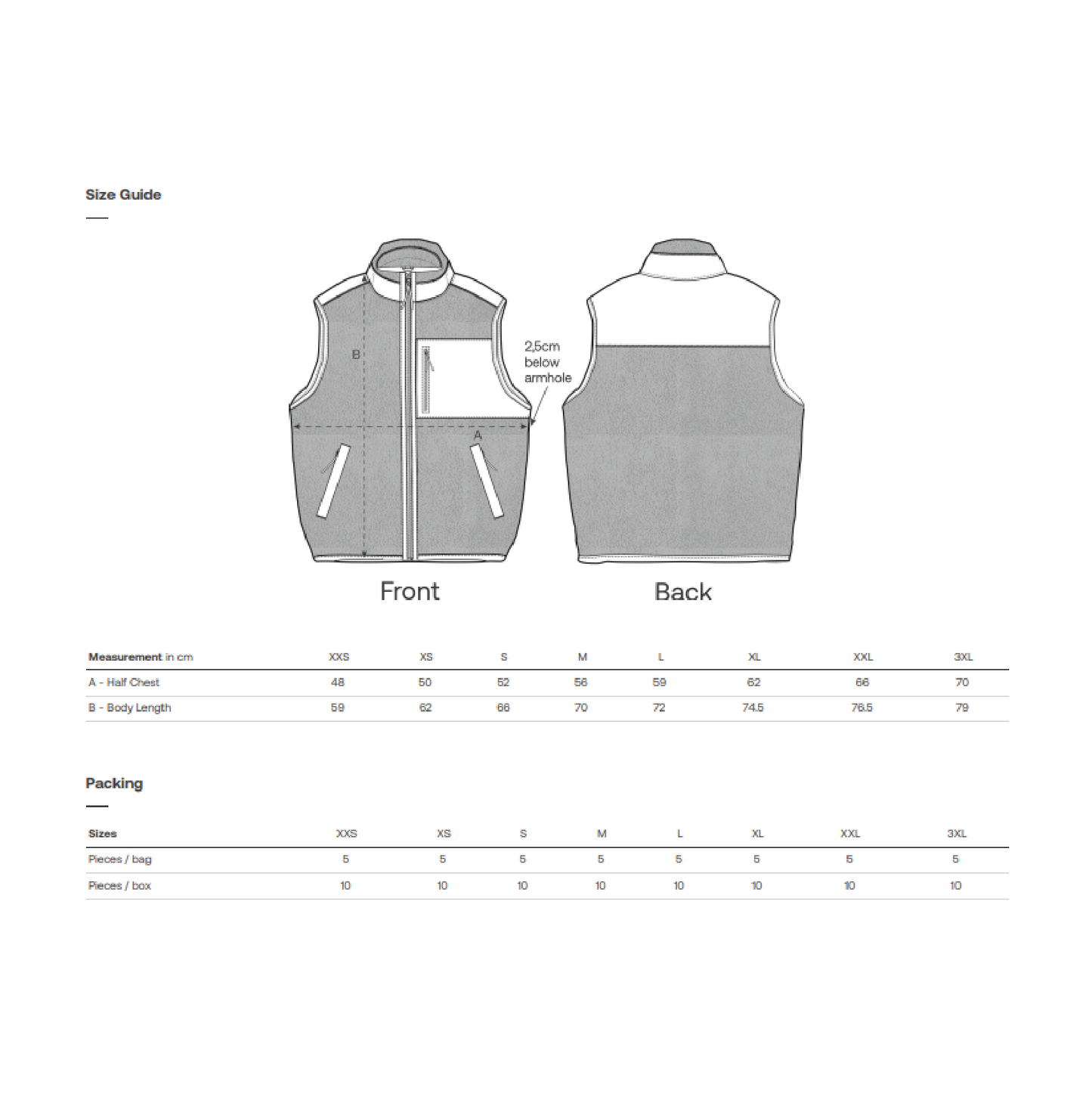 Ocean Installer // Fleece vest // Liner